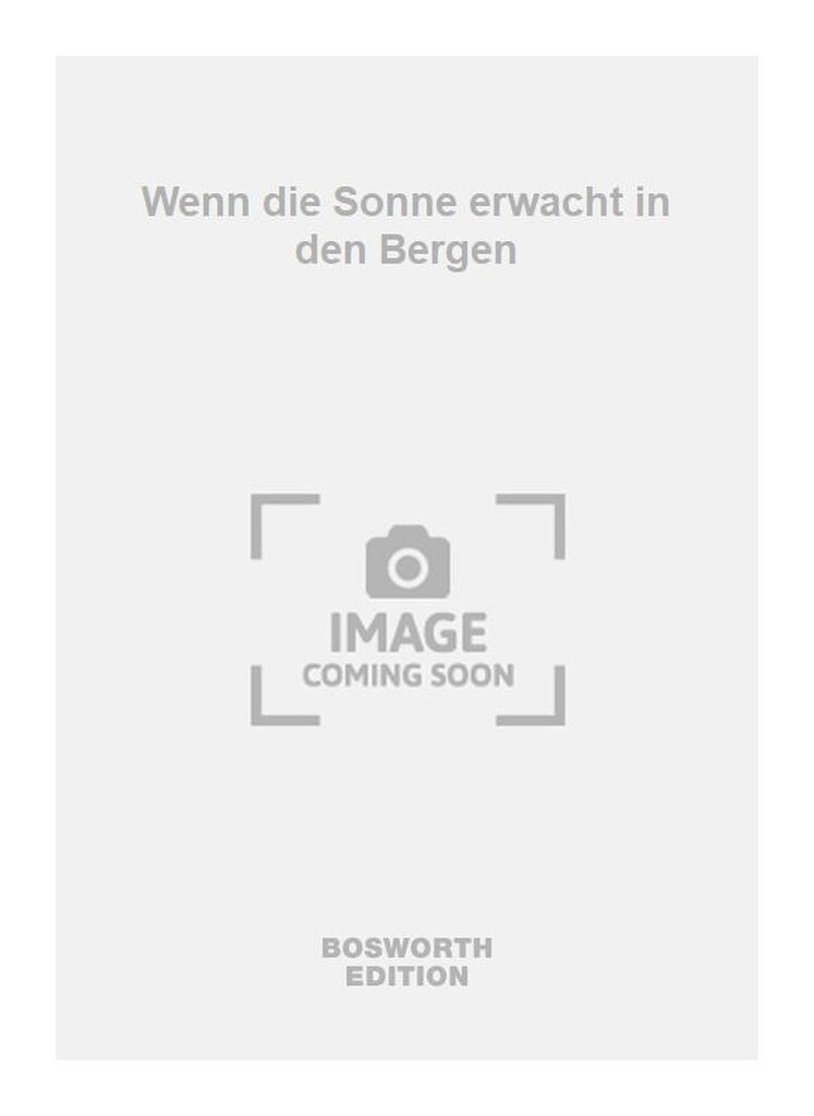 Wenn die Sonne erwacht in den Bergen